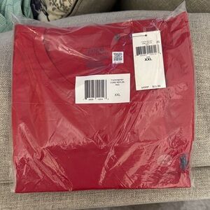 Polo by Ralph Lauren Red V-Neck T-Shirt - XXL